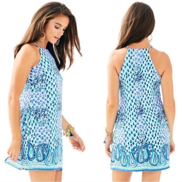 Lilly Pulitzer Pear Romper Pineapple Skort Dress - Picture 1 of 12